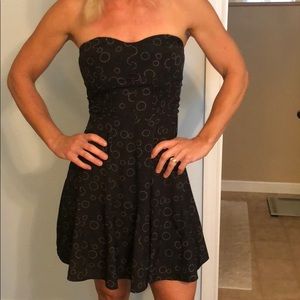 black circle dress
